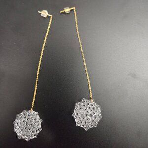 Gold earrings
